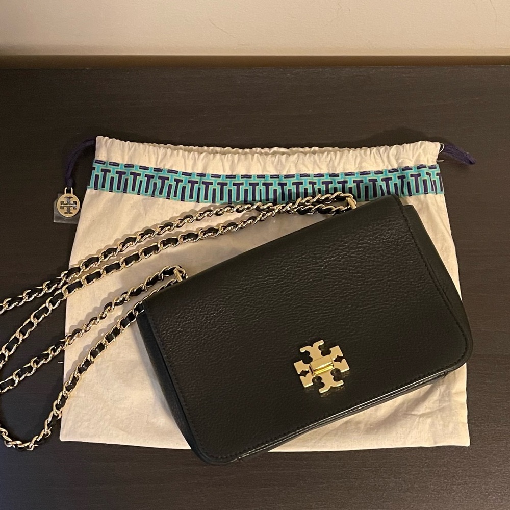 Tory Burch leather chained handbag